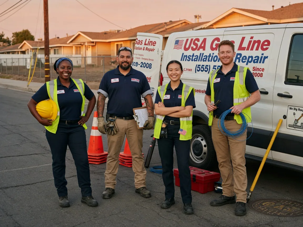 Gas Line Installation company in Reagan, TX